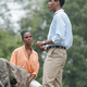 Illustration for article titled Here Are the 1st Glimpses of Barack and Michelle’s Love Story on the Small Screen